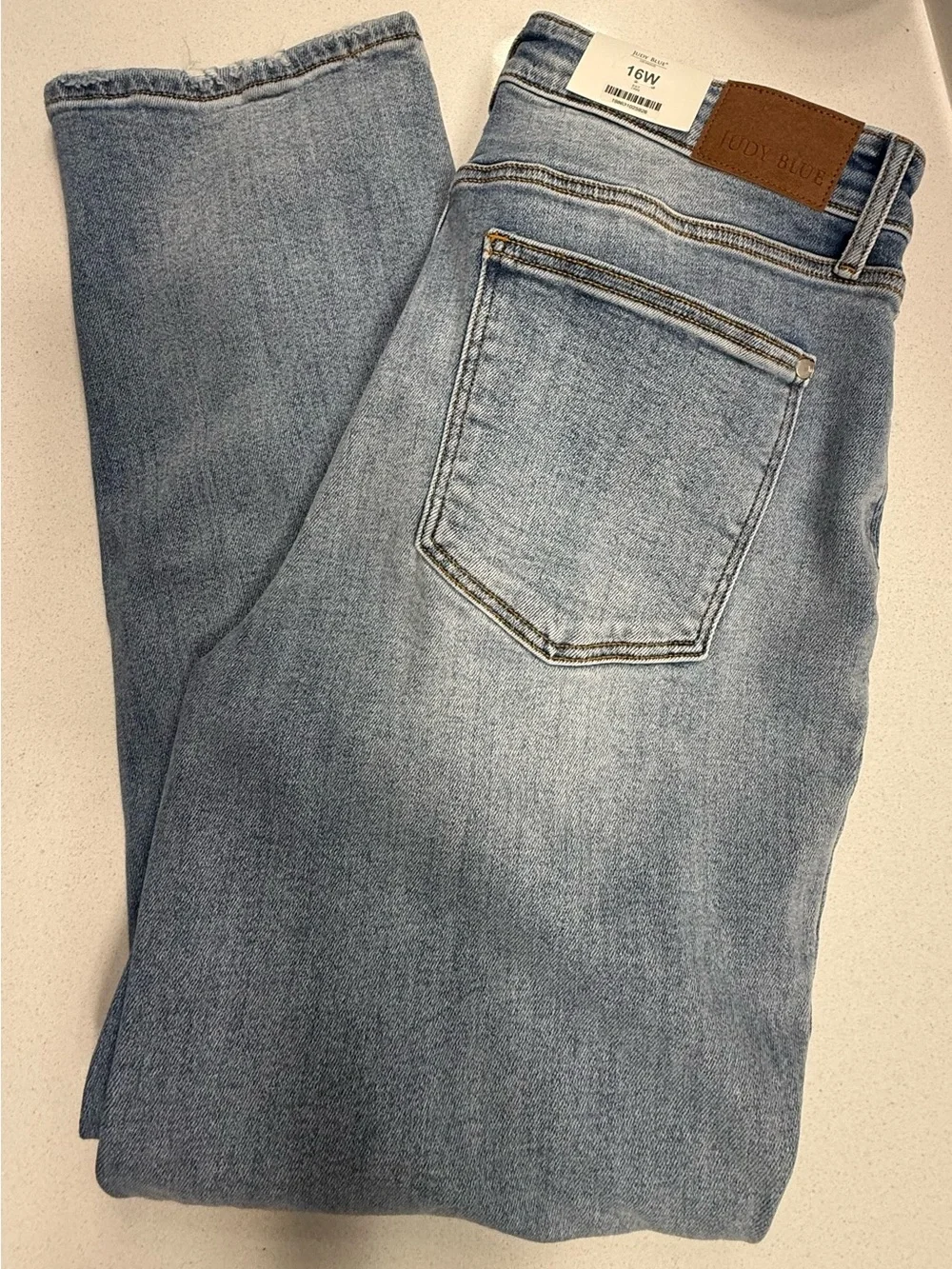Judy Blue High Rise Ankle Straight Denim - Picture 4 of 4